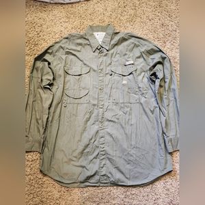 Columbia Performance Fishing Gear Men's Long Sleeve Button Down Shirt
